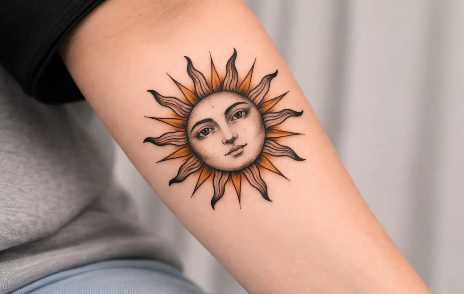 spiritual meaning of sun tattoo