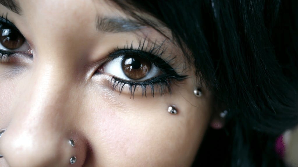 anti eyebrow face piercings