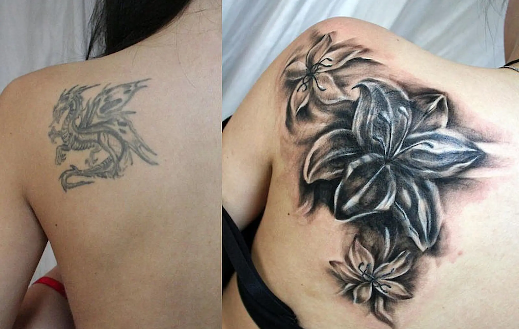 tattoo fading for cover up